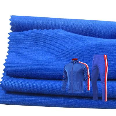 China Anti-Static Wear Resistant 100% Polyester One Side Brushed Knit Sports For Wear Training Fabric for sale