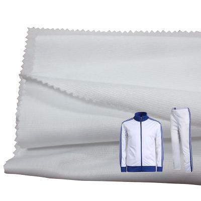 China Anti-Static 100 Polyester Sport Wear Super Knit Fabric 200gsm Poly Knit Brushed For School Uniform Knitwear for sale