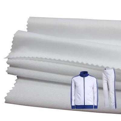 China 3meters price 3meters honest super white fabric 220gsm trinda fabric anti-static tracksuit for manufacturer sports clothing for sale