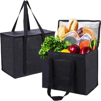 China Waterproof Custom Footprint Collapsible Insulated Reusable Shopping Cooler Bags For For Heavy Duty Groceries for sale