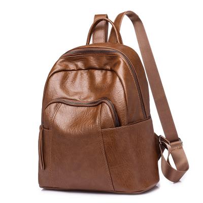 China Wholesale custom high quality anti-theft mini female cheap leather backpack OEM with price for sale