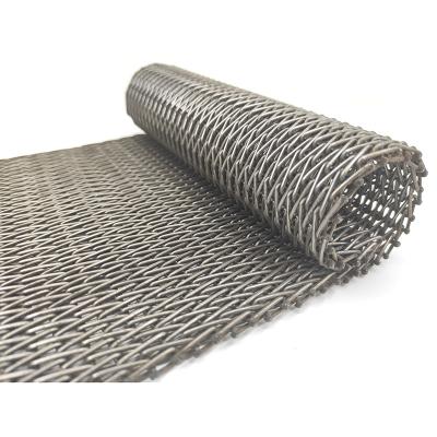 China High Temperature Resistance Wire Mesh Conveyor Belt 201 Stainless Steel 304 316 Balance Wire Mesh Belt Corrosion Resistance Cable Spiral Flat Conveyor Belt for sale