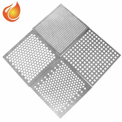 China High Quality Perforated Plate Road / Factory Noise Reduction Elliptical Square Hole Perforated Metal Mesh for sale