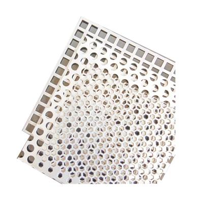 China Perforated Plate Customized Different Color Material Opening Perforated Decorative Metal Mesh for sale