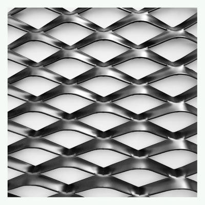 China Metal Plate Expanded Mesh Supplier Hexagon Decorative Wire Mesh Stainless Steel Plate Expanded Uniform Mesh For Road Protection for sale