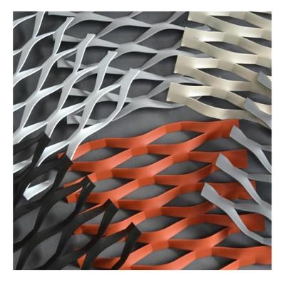 China Metal Mesh Manufacturer Suspended Ceiling Plate Expanded Sheet Expanded Decorative Aluminum Mesh Customized Color With Long Service Life for sale