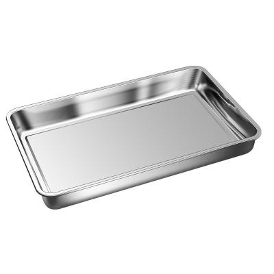 China Manufacturer viable factory resistance oven tray high temperature baking cookies cake pan platemetal baked mold pan tray for sale