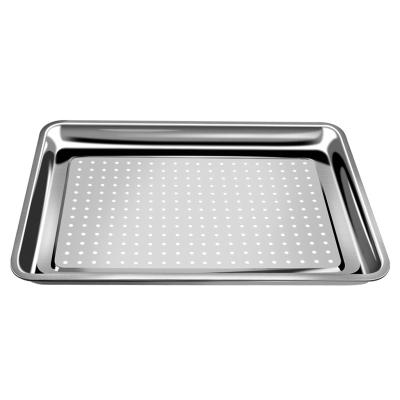 China Factory Wholesale High Quality Viable Resistance Cookies Cake Mold High Temperature Baking Plate Perforated Punch Tray for sale