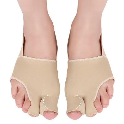 China Soft Day Night Correct Hallux Valgus Big Toe Separator Bunion Corrector Orthopedic With Gel Pad For Women Men for sale