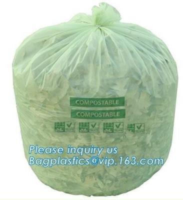 China Kitchen Trash Collection Biodegradable Food Waste Bags  / Compostable Garbage Bag for sale