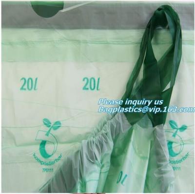 China customer wholesale corn starch biodegradable compostable eco friendly laundry bag for hotel, Dissolvable laundry bag eco for sale