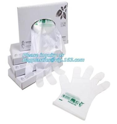 China Biodegradable Compostable Gloves, eco friendly products biodegradable compostable plastic disposable transparent gloves for sale