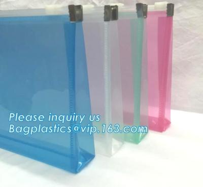 China Office Document Hanging Hook Bag PP Stationery Products A4 File Folders for sale