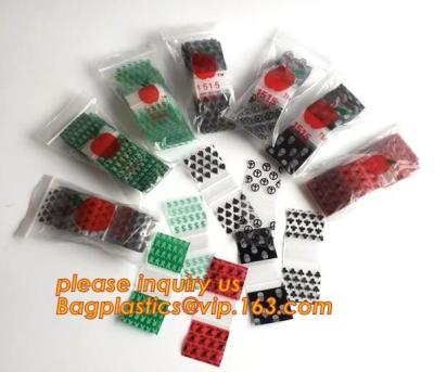 China Plastic de Ritssluitingszakken van Apple Mini Zip lockkk Baggies /Small, Baggies voor juwelen verpakking, miniappel baggie, Herb Jewel Pac Te koop