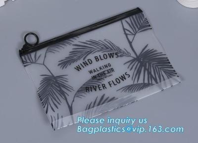 China bolsos claros estupendos claros lindos por encargo de la cerradura de la cremallera del traje de baño del bikini del pvc EVA TPU, bolsos del sello del resbalador, resbalando el bolso, extremidad b de la diapositiva en venta