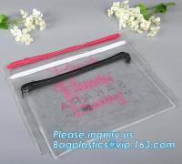 Китай Карман папки файла конверта сумки А4 ПП/ПВК файла сумки документа, дружественная к Эко ясная пластиковая сумка молнии документа для Б4 А4 Б5 продается