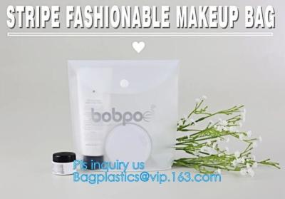 Κίνα Translucence διοργανωτών τσαντών PVC Makeup μαύρη παγωμένη πλαστική διαφανής τσάντα τσαντών PVC, κορεατική καλλυντική τσάντα makeup, λαβή προς πώληση