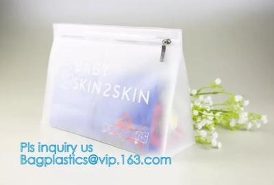 China Promotional Plastic slider bag, bag for baby underwear packing, Resealable PE / PVC Slider Zip Lock Bags for sale