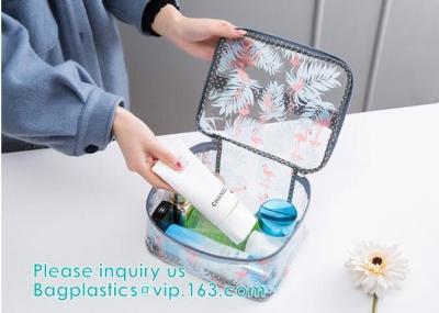 Cina La borsa cosmetica dell'articolo da toeletta di viaggio di bellezza del lavaggio del vinile, la borsa di trucco, borsa dell'articolo da toeletta degli uomini di viaggio copre l'organizzatore, cosmeti della borsa di trucco in vendita