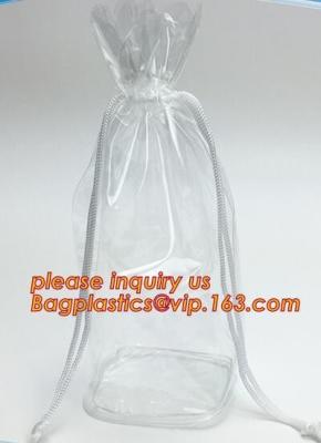 China De drawstring zakken van pvc, pvc-ondergoedzak, pvc-strandzak, pvc-het winkelen zak, pvc-toiletry zak, douane EV van de canvas de kosmetische zak Te koop