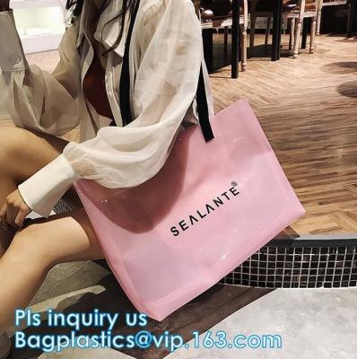 China laser PVC beach shoulder Hand bags fashion beach bags, waterproof outdoor beach bean hand bag, PVC waterproof beach bag for sale