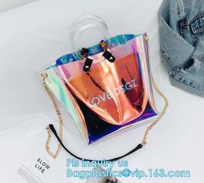 China Purses PVC Vinyl Plastic Purse Bag Handbag Ladies, Summer pvc tote bag lady transparent PVC handbags, Shoulder Handbag H for sale