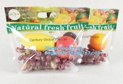 China resealable stand up pouch slider zipper fresh fruit/vegetable protection packaging bag, OPP Laminated Slider Fruit / Gra for sale