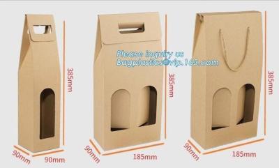 중국 병 백 선물 포도주병은 장식적 포장 봉지에게 금속 핸들을 주며, 트위스트 손으로 와인 포장 대형 지대 판매용