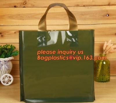 China Compostable Biodegradable Cheap Soft Loop OEM Printed Custom Made Plastic Carrier Bags,Plastic Shopping Carrier Bag pack for sale