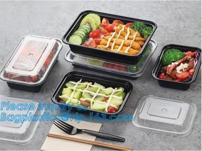 China Meal Prep Containers Free Sample Bento Lunch Box Biodegradable Food Container Plastic Wheat Straw Lunch Box bagplastics for sale