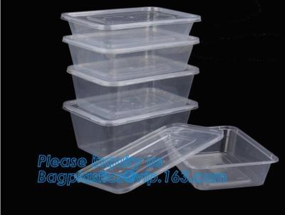 China Wholesale 3 Compartment Take away Microwave PP High Quality food container Plastic Prep Meal disposable bento box with l for sale