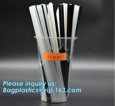 China PLA Straws, disposable biodegradable PLA straw Individual Packed 100% Biodegradable PLA Straws,Compostable Biodegradable for sale