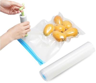 China Vacuum Stand Up Plastic Bags , Food Storage Bags 2 Pack Vacuum Sealer Rolls Shrink for sale