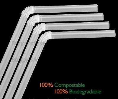 China Disposable Paper Straws Pure white Drinking Straws party straw, PLA plastic drinking straw for sale