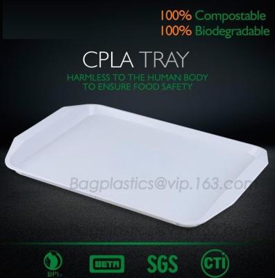 China bandeja plástica, bandeja de la comida, envase de comida, estudiante plástico biodegradable Lunch Plate de 5 compartimientos de la bandeja de los alimentos de preparación rápida en venta