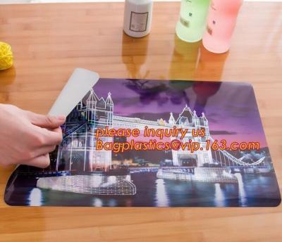 Chine Le tapis promotionnel de Tableau de PP/PVC Placemat avec la bonne qualité, vinyle weven le tapis de table réutilisé par placemats décoratifs de PVC, silicium à vendre