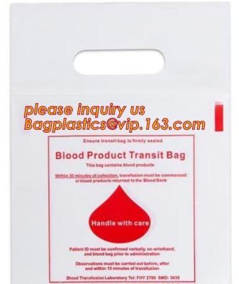 Cina BORSE del SANGUE, BORSE della GIP del SANGUE, BORSE dello ZIP della MANIGLIA del SANGUE, sacchetto di plastica medico dello spreco di rischio biologico, BAGPLASTICS, BAGEASE, PAC, PAK in vendita