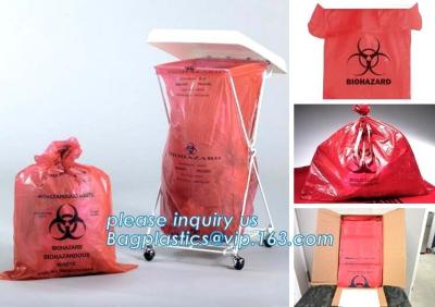 China Bolso de basura plástico inútil médico del Biohazard para el hospital, bolso de Zip lockkk del bolso del espécimen del biohazard, bolsos del uso de la farmacia para el hospit en venta