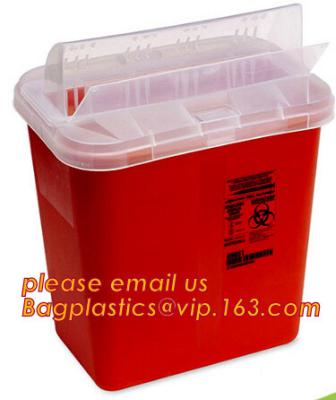 China Plastic Beschikbare Medische Sharps-Containers, de veiligheidsdoos van Kenia voor naald/medische afval scherpe container, Medisch Plastiek Te koop