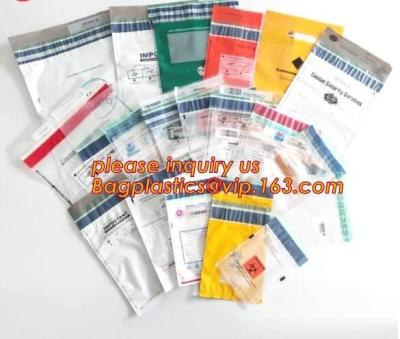 China Personalised Mailing Bags Bank Tamper Evident Security Secure Courier for sale