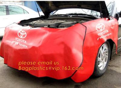 China good quality magnetic fender cover car wing protector, Protection of vehicles synthetic leather PU car wing covers for c for sale