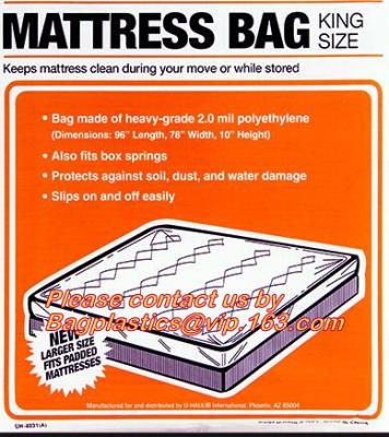 China Mattress Bags Chair Sofa Cover Dust Cover Sheet , Mattress Storage Disposable Bags for sale