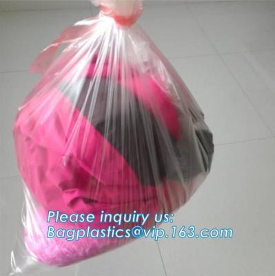 China Pva Water Soluble Bags, Custom Made Embossed Dissolvable Medical Laundry Bags For Infection Control for sale