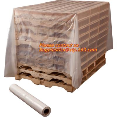 Cina Copertura del pallet, borsa di plastica del pallet, copertura riutilizzabile del pallet, chiaro furn di plastica della copertura antipolvere della prova della copertura del pallet della borsa del fondo piatto in vendita