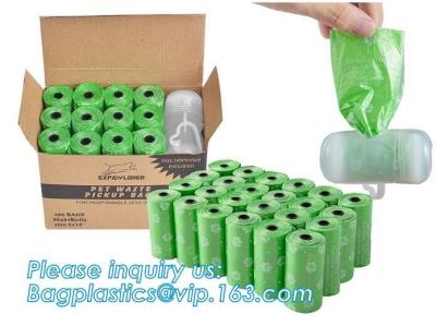 China Eco Friendly Pet Products Scented Pet Waste Bags Dispenser Biodegradable for sale