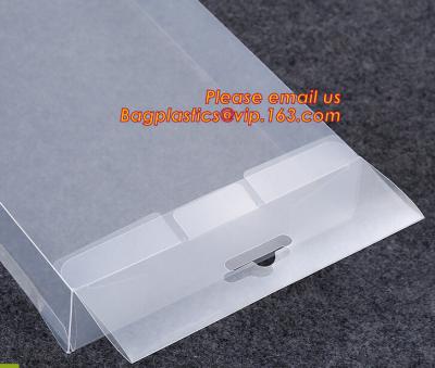 China Oem Duidelijke Plastic Zachte Vouw die Doos voor Borstel Verpakking vouwt, Doos die van de Rechthoekvouwen van Plastic Dozenpvc de Plastic PV verpakt Te koop