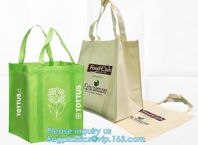 China Eco-friendly tote PP handle non woven bag for shopping, Factory Quality Customized Non Woven Shopping Bag Eco-Friendly N for sale