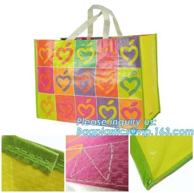 China Bolso que hace compras tejido PP reutilizable de encargo colorido promocional de la venta caliente, bolso no tejido de Tote Fabric Polypropylene Laminated PP en venta