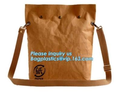 Cina borsa lavabile per gli alberi, borsa lavabile del papiro di Kraft TYVEK, tessuto lavabile del papiro del tyvek della carta della borsa di Kraft del tyvek, in vendita