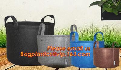 China Eco Friendly Biodegradable Garden Bags Felt Wall Planter Felt Grow for sale